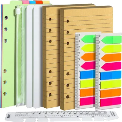 Produktbild von FANDAMEI 90 Blatt Nachfüllpapiere Kraftpapier A6 Set