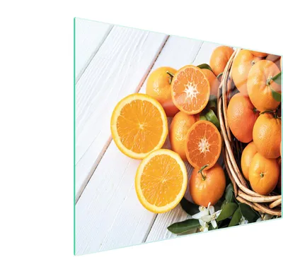 Produktbild von Glasschneidebrett Küchenbrett 52x40 cm für Obst, hygienisch, glatte Oberfläche