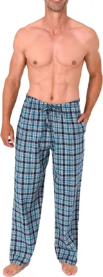 Produktbild von Normann Herren Flanell Schlafanzug Pyjama Hose in eleganter Karo Optik – auch in Übergröße ; marine , 48