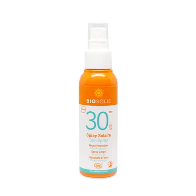 Produktbild von Biosolis Bio Sonnenmilch Spray LSF 30, Sonnenschutzspray, Körper, Spray, Nährend, Schutz, Jeder Hauttyp, 100 ml