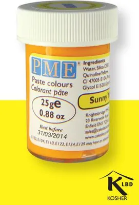 Obrázek produktu pro PME gelová barva - zářivě žlutá