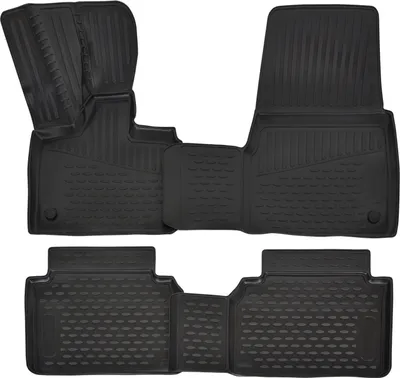 Image de 3D Tapis De Sol en Caoutchouc Exclusive Pour BMW i3 Depuis 2018 Elektro 4pcs, Bord Haut, Noir, Antidérapant, Toutes Saisons