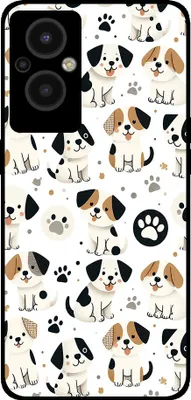 Produktbild von Smartphonica Telefon Fall geeignet für Oppo Reno8 Lite mit Hund drucken - TPU zurück Abdeckung Fall Hund Design