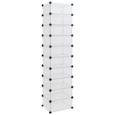 Obrázek produktu pro Botník průhledný 44 x 32 x 174 cm PP
