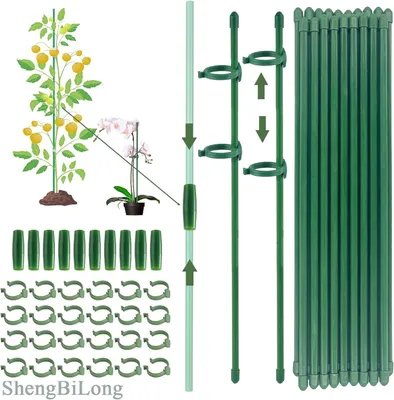 Produktbild von Pflanzenstützen Set, 90-teilig, für Orchideen und Zimmerpflanzen, Pflanzstab