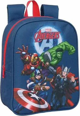 Produktbild von Schulrucksack The Avengers Marineblau 22 x 27 x 10 cm
