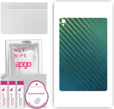 Produktbild von apgo Rückseite Schutzfolie, Skin, kompatibel mit Huawei MatePad 10.8, Hinten Displayschutzfolie aus Vinylfolie, kratzfest, einfache Montage - Kohlenstoff-Chamäleon CAKA1