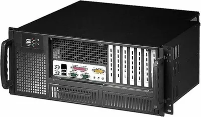 Produktbild von Techly I-CASE MP-P4HX-BLK6 Computer-Gehäuse Rack Schwarz