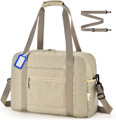 Produktbild von PromoHome® Faltbare Reisetasche 40x30x15 cm Handgepäck Leicht Wasserfest Wochenendtasche Sporttasche Damen Herren Flugzeug Unter Sitz