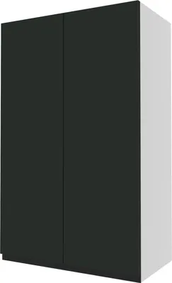 Produktbild von XL Küchenhängeschrank VELDEN Hängeschrank 60x32,5x96cm 2-türig weiß smaragdgrün