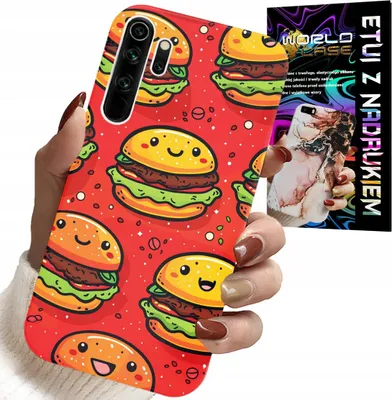 Produktbild von Fall Für Xiaomi Note 8 - Süsse Lächelnde Burger Abdeckung