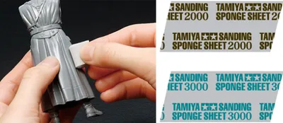 Image de Tamiya éponge abrasive 3000 grain 114x140mm