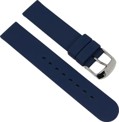 Produktbild von Ersatzband Silikon Blau 18mm Timex T2N927 T2N926 T2N921