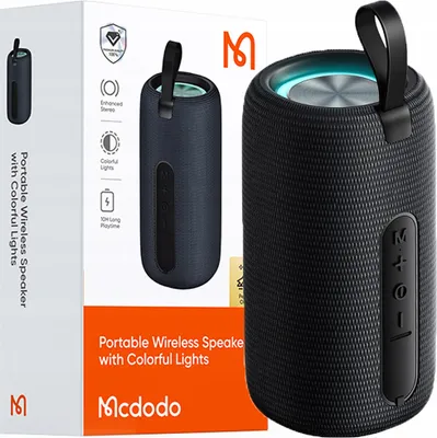 Image de Mcdodo Haut-parleur Bluetooth portable petit 10H USB-C sans fil gris
