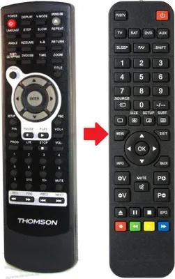 Produktbild von Ersatz Fernbedienung für Thomson DVD120H