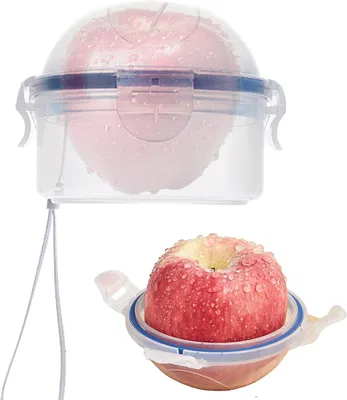 Productafbeelding van Set van 2 fruitcontainers, BPA-vrij, kunststof, voor het n van fruit
