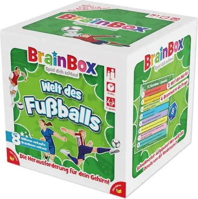 Produktbild von Brain Box Fussball Kartenspiel 1-2 Spieler 8+