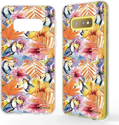 Immagine prodotto di NALIA custodia del telefono cellulare per Samsung Galaxy S10e, sottile motivo in silicone custodia protezione tucano