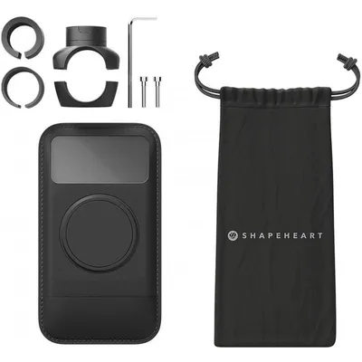 Produktbild von Shapeheart Handyhalterung PRO XL Schwarz - Magnetische Fahrradhalterung für X...