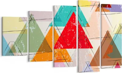 Produktbild von Bild auf Leinwand - Leinwandbild - Abstraktion modern - 100x60cm - Wand Bild - Wanddeko - Leinwanddruck - Bilder - Kunstdruck - Wanddekoration - Leinwand bilder - Wandkunst - EG100x60-3685