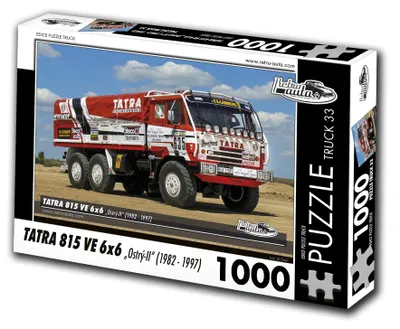 Obrázok produktu pre Puzzle TRUCK 33 - TATRA 815 VE 6x6 "Sharp-II" (1982 - 1997) 1000 dielikov