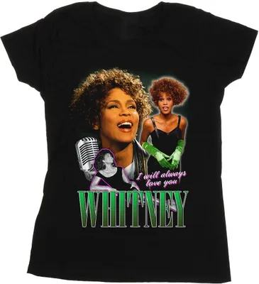 Produktbild von Whitney Houston - "I Will Always Love You" T-Shirt für Damen BI44747 (S) (Schwarz)