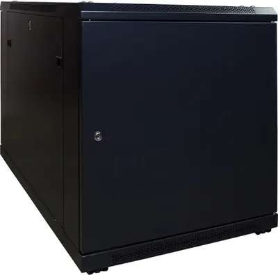 Produktbild von DSIT 12 HE, kleiner Serverschrank, mit Glastür (BxTxH) 600 x 1000 x 720 mm (DS6012)