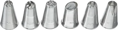 Zdjęcie produktu dla Sambonet Pasticceria Edelstahl/sortiert 6 Lochspritztüllen P0002-P00186-47357-10