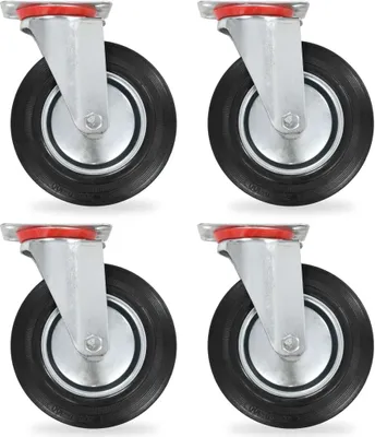 Produktbild von Lenkrollen 4 Stk. 200 mm