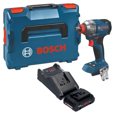 Immagine prodotto di Avvitatore a impatto a batteria Bosch GDX 18V-285 Professional 18 V 285 Nm + 1x batteria ProCORE 4,0 Ah + caricabatterie + valigetta L-Boxx