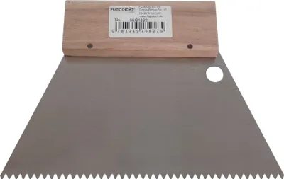 Produktbild von Leim Klebstoff Trapez Zahnspachtel Bodenleger 180mm x 130mm gezahnt S2 (0.2x4.2mm)