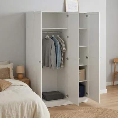 Produktbild von Tilda Kleiderschrank 3 Türen, 147x61,69 cm, Weiß