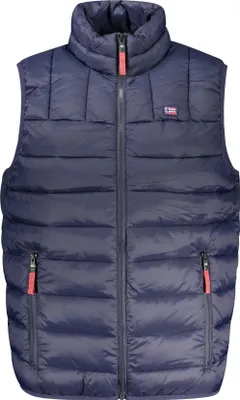Image de Veste sans manches avec poches et détails contrastés Navy : Taille - S Taille : S