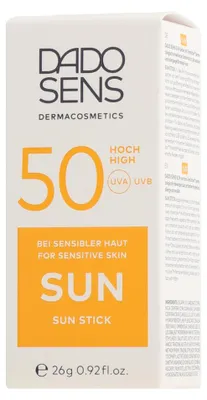 Produktbild von DADO SENS SUN STICK SPF 50, Sonnenschutzstift, Gesicht & Körper, Stab, Schutz, Empflindliche Haut, Erwachsene
