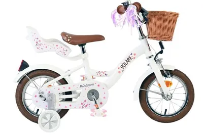 Produktbild von Volare Blossom Kinderfahrrad - Mädchen - 12 Zoll - Weiß