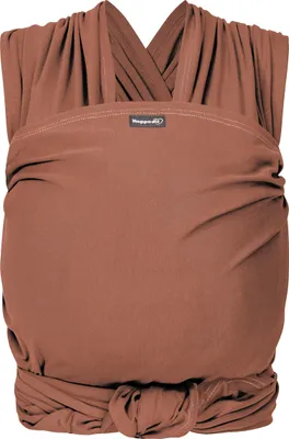 Produktbild von HOPPEDIZ Babytragetuch Elastisches Tragetuch für Neugeborene ab Geburt - aus 100 % Baumwolle kupfer 4,60 x 0,50 m