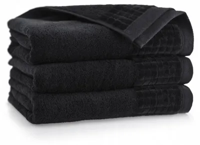 Zdjęcie produktu dla Zwoltex Ręcznik Paulo 3 AG 70x140 czarny 8587/5992 500g/m2