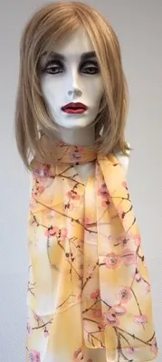 Produktbild von Schal Kischblüte, 152x35 cm 100% Polyester, Kirsche