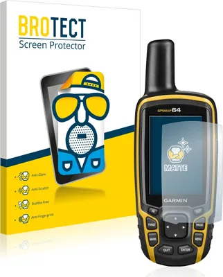 Produktbild von 2x BROTECT Schutzfolie für Garmin GPSMAP 64 Displayschutz Displayschutzfolie Folie Matt Entspiegelungsfolie