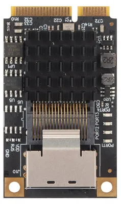 Obrázek produktu pro Rozšiřující karta Mini PCIe se 4 porty SATA 3.0 (6 Gb/s), podporující RAID, MSI, NCQ a AHCI 1.0 – rozšiřující karta 88SE9215 pro hostitelský řadič