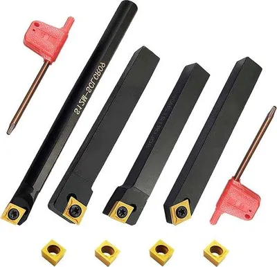Produktbild von Drehwerkzeug-Set mit 4-teiligem Carbide-Drehmeißel