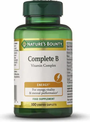 Image de B-Complex 100 Capsules enrobées - Nature's Bounty
