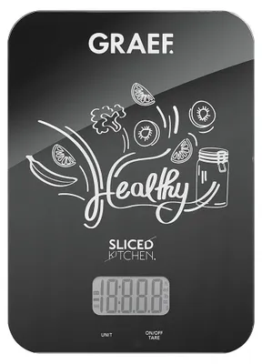 Immagine prodotto di Graef KS202EU Bilancia da cucina DeliKitchen nera (KS202EU)