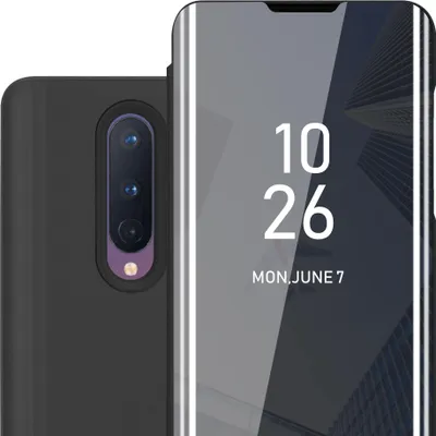 Obrázek produktu pro Cadorabo Pouzdro na mobil pro OnePlus 8 v černém krytu Zadní kryt Ochranné pouzdro Book Case Booklet