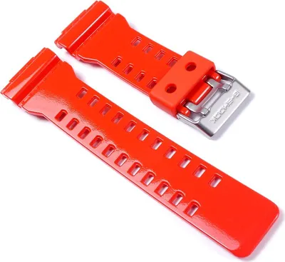 Produktbild von Casio Ersatzband Resin Rot 16mm G-8900 GW-8900 GR-8900 GA-100 GWX-8900