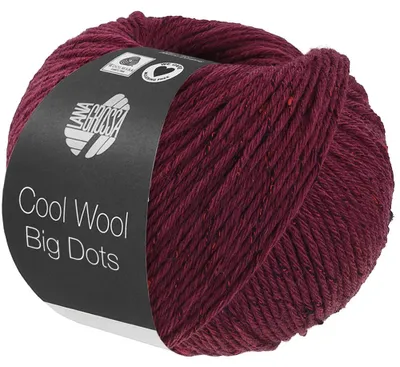 Produktbild von Cool Wool Big Dots 104 | Burgund