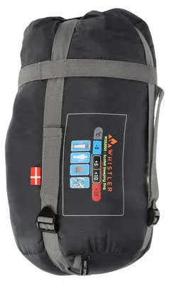 Produktbild von WHISTLER Scafell +5 Sleeping Bag 3 Jahreszeiten Schlafsack 220x80x55cm 1100 g grau