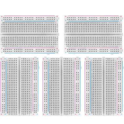 Produktbild von AZ-Delivery Weiteres Zubehör Mini Breadboard 400 Pin mit 4 Stromschienen für Jumper Kabel, 5x Breadboard