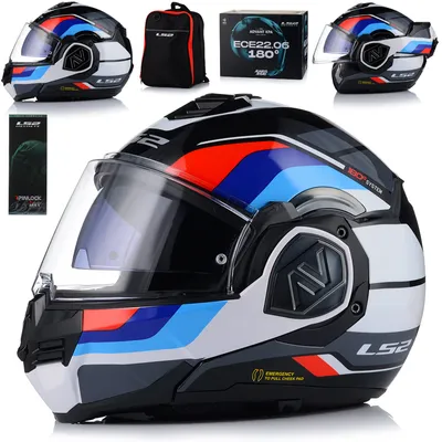 Obrázok produktu pre Motocyklová prilba LS2 FF906 Advant Sport Black Blue Red XS