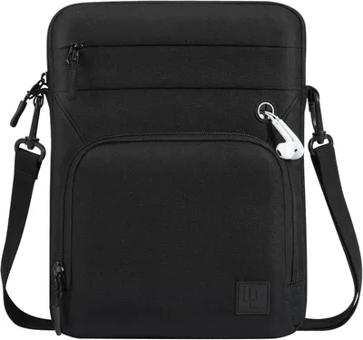 Immagine prodotto di Custodia per tablet da 13 pollici, protettiva, con tracolla, nera, per tablet
